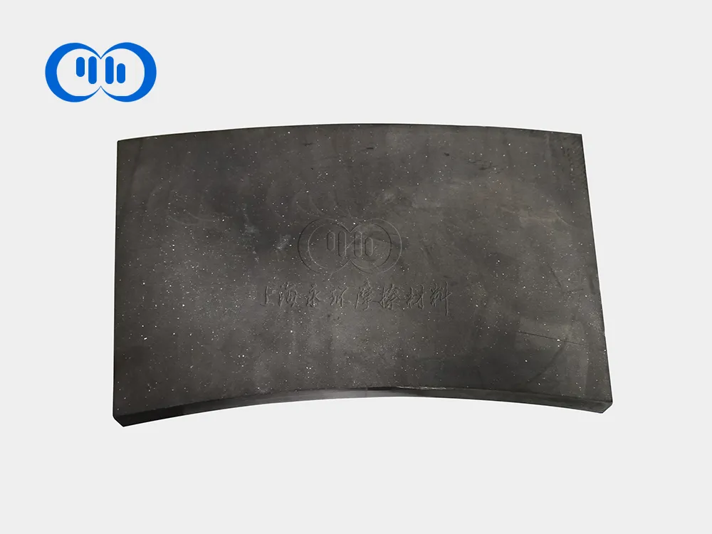 Forging press friction plate